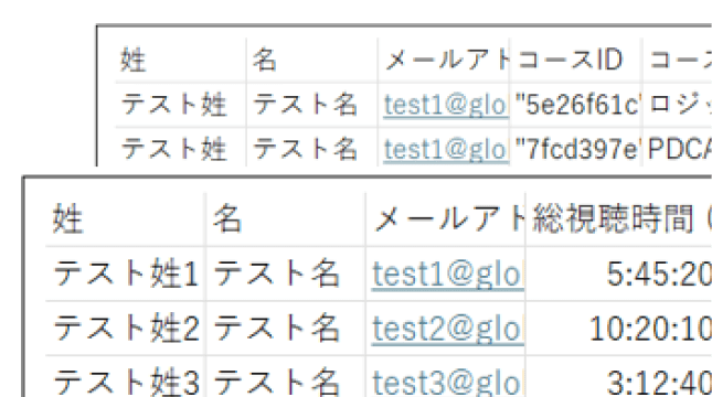 CSVダウンロード